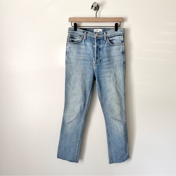 Re/Done Originals High Waist Ankle Crop Jeans - Picture 2 of 11